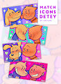 Match icons Detey 💜 by Akiione