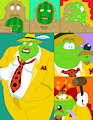 New Submission The mask fat chubby cheeks green face by dorinasimon75