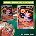 Braixen - Fan made Card MAGICIAN