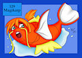 pokedex 129 Misty anthro Magikarp by bernardo393