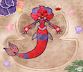 Mermay comm: mer-angel scarlet (not my art) by CaptScorcher1998
