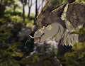 Wolf in the forest by Shyryp