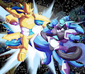 Yami vs. Nero Armor Edition by Vee4eva