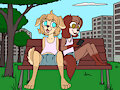 Bailey's at the park by KittyPrint