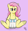 Baby Girl Fluttershyyy by crinklepastel