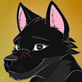My new profile picture, Beowulf the winged wolf by phoenixmaster