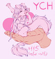 CUTIE ON THE HAND YCH - open