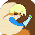 A Tail Hug for A Tender Soul