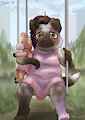 A Nice Spring Swing! SFW by CharliePup