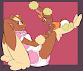 Buneary Balancing Lopunny -By NazzNikoNanuke- by DanielMania123