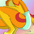 Sunset Wolf by KinkyDRAG0N