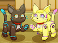 Nik1tty and 808 by PlaymanRGS