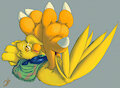 Chocobo Leggies by Stormdragonblueart