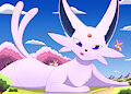 Macro March - Day 29 - Espeon by Zeevee