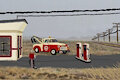 Tow Truck at the Flying A Gas Station by moyomongoose