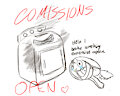 COMMISSIONS OPEN by M1LKB4RK