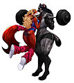 Stacy and Jordayne: Gym Kiss (No Background) by rolandguiscard