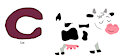 C - Cow Idea #1 Character: Cow (Oh Noah!)
