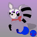 Rambley sitting on Kasso by R4yTheMouse