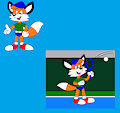 Billy the Fox Poses in Speedo by JohnnytheWolf07