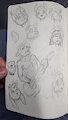 GSFC 2025 - Day 1 / Pg 2 Sketches by BunnyfoxDesigns