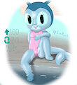 Poolside Vaporeon by IzziPurrito