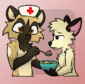 Nurse Feeding sticker for Kirara & MisterKezef