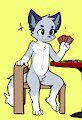 Puppy playing cards by Flyman53