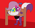 Fifi La Fume's Nervous Hypno Pillory (Commission) by Tho6Who4e2000