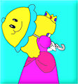 princess peach with perry