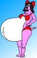 Birdo Struts Her Big Womb by YoshiChrist1221