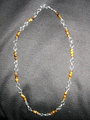 Tiger Eye & Silver Necklace