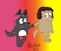 Little Headmates Drawn in Bluey Style by BabyAzalea