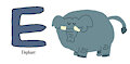 E - Elephant Idea #1 Character: Elephant (Oh Noah!)