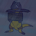 A Down on their Luck Heliolisk by BakedFish