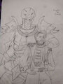 Captain Vosskar Vortimer & Bodyguard Visceral
