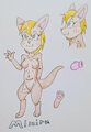 Me Mimiru the cute lil girl Kangaroo - Cute lil ref by FidelTheMouse