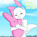 Peeps Snuggle YCH by NennaBun