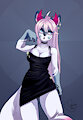 Black Dress (Gwen) by UnluckyPaw