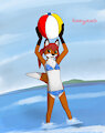 Sasha's Beach Day by fuzzypeach