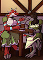 Quiet Tavern Night by biobasher