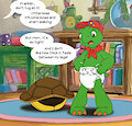 Franklin's little problem by Yipthecoyotepup