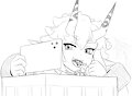 Soukaku's snack selfie by AlloyRabbit
