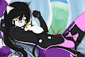 Teasing my Pussy with a Feather (Art by LuckyAiza) by TsunderePanda