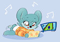 Tablet Gaming Koala -By StarryBlur-