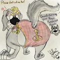A royal dog in Royal Nappies by RhythmCHusky94
