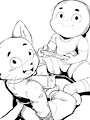 Sketch 338 - Gumball & Darwin by WinickLim