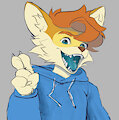my first furry art by Vernt45