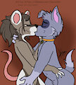 gomi kissing rocky by PonyJoe85