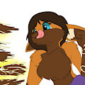 Mia Practices Martial Arts
